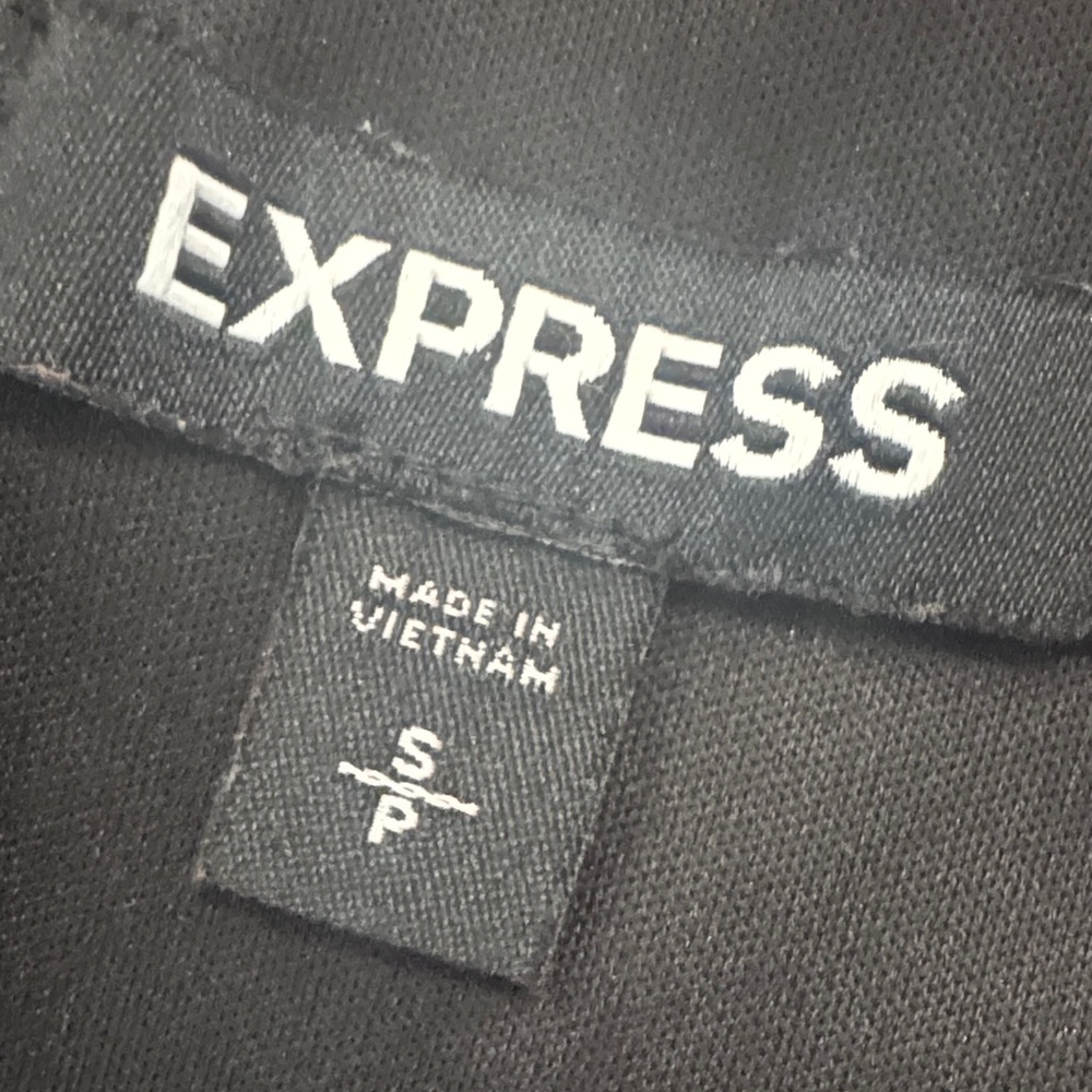 Express Black Silk Jumpsuit - Picture 6 of 6